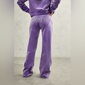 Authentic Purple Velvet Juicy Couture Pants